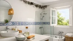 Manchas de humidade na casa de banho: como limpar com bicarbonato de sódio