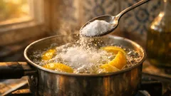 Ferver casca de limão com bicarbonato: o truque de limpeza natural que perfuma a casa