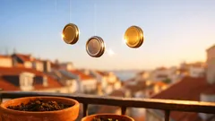 O truque das tampas metálicas para afastar pombos da varanda (e como fazê-lo bem)