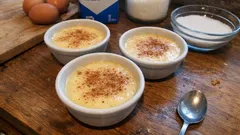 Tabefes de Odivelas: creme de gemas bem aveludado, feito no tacho sem ferver