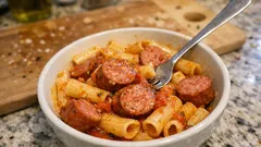 Macarrão com salsichas frescas: uma receita rápida e bem caseira para o dia a dia