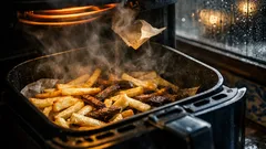 7 erros na air fryer que arruínam a crocância (e como corrigir)