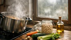 Sopa à minestrone com feijão: a receita fácil que resolve almoços e jantares no inverno