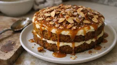 Bolo de abóbora com caramelo salgado: fofo, húmido e fácil de fazer