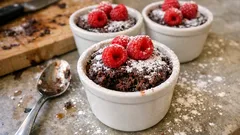 Brownies no micro-ondas em 1 minuto: húmidos, intensos e sem ligar o forno