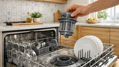 O truque de 2 minutos para a máquina de lavar loiça voltar a lavar como nova