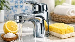 Como remover o calcário das torneiras e da sanita com limão e sal