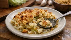 Roupa velha gratinada: a forma mais reconfortante de aproveitar o bacalhau de Natal