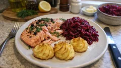 Salmão no forno com endro e zimbro: simples, aromático e perfeito para um jantar especial