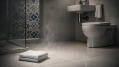 Deixei de usar tapete de banho e a casa de banho ficou mais fácil de limpar