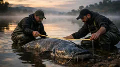 Peixe-gato-europeu de 2,92 m apanhado na Polónia: o que se sabe sobre o possível recorde