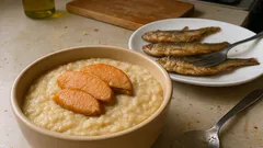 Açorda de ovas com sável frito: cremosa e rústica, perfeita para aproveitar pão duro