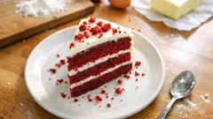 Red Velvet caseiro com creme de queijo: massa fofa e camadas direitinhas