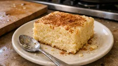 Aletria de cortar à fatia: cremosa, firme e perfumada com limão e canela