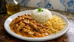 Strogonoff de vaca cremoso: como deixar a carne tenra e o molho aveludado