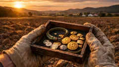 Tesouro celta com 500 moedas de ouro e prata intriga arqueólogos no norte de Pilsen