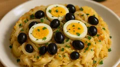 Bacalhau à Gomes de Sá no forno: húmido por dentro e dourado por cima