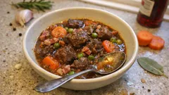 Javali à caçador: estufado suculento com marinada de vinho branco e bacon