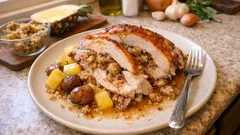 Peru de Natal à moda antiga: recheado, suculento e perfeito para a mesa de festa