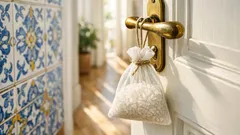 Porque há quem pendure sal grosso na porta e o que isso pode revelar sobre a humidade