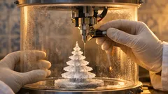 Impressão 3D em gelo: a técnica em vácuo que congela água em segundos