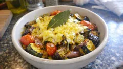 Legumes na air fryer com queijo gruyère: dourados, leves e prontos em minutos