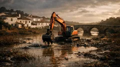Multa de 2.600 euros após limpeza urgente de rio revolta aldeia com 47 habitantes