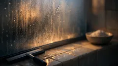 Como tirar o calcário do vidro do duche com uma pasta caseira sem esfregar