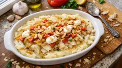 Bacalhau de Natal no forno: cremoso, dourado e perfeito para a consoada