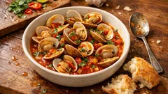 Amêijoas à malandra com muito molho: receita simples para não sobrar pão