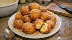 Bolinhos de chuva fofinhos: a receita simples que sabe tão bem ainda morna