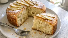 Bolo de claras com pera bem fofo — receita simples para aproveitar claras que sobram