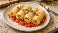 Canelones de esparguete: a ideia simples que dá um efeito bonito à mesa