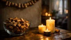 Decoração de Ano Novo com rolhas de cortiça: 3 ideias fáceis e elegantes para 2026