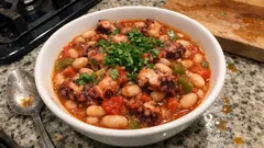 Feijoada de polvo em 30 minutos: um prato de tacho rápido e cheio de sabor