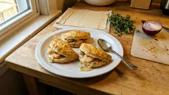 Empadas de camarão na air fryer: massa folhada estaladiça e recheio cremoso