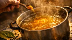 Uma colher de chá de curcuma no caldo: quando juntar para um dourado perfeito