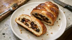 Trança de frutos secos fofinha: uma receita caseira bonita e fácil de fazer