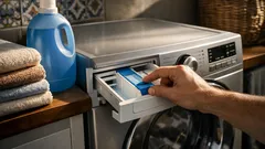 O detalhe na máquina de lavar que pode estar a deixar resíduos na roupa