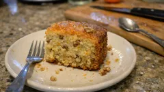 Bolo de laranja com nozes: fofo, húmido e com aroma cítrico que dura dias