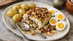 Bacalhau recheado com castanhas: uma receita de forno perfeita para dias especiais