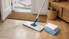 Como limpar o hall de entrada em 5 minutos com um mop e toalhitas