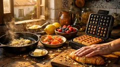 Dois truques com croissant que transformam o pequeno-almoço num brunch digno de café