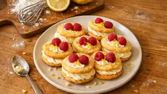 Bolachas de nata com creme de queijo e limão: ficam tenras e o recheio bem firme