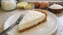 Tarte de iogurte e coco: cremosa, fresca e pronta em poucos passos