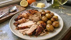 Peru de Natal no forno: o truque dos citrinos para ficar dourado e suculento