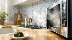 O truque do saquinho de chá para tirar o mau cheiro do micro-ondas